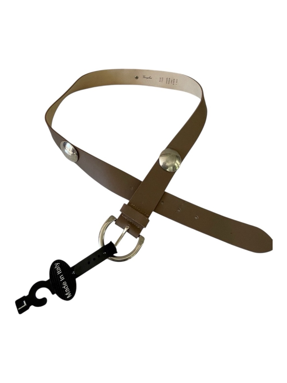 Gargiulo’s Made In Italy Studded Leather Belt
